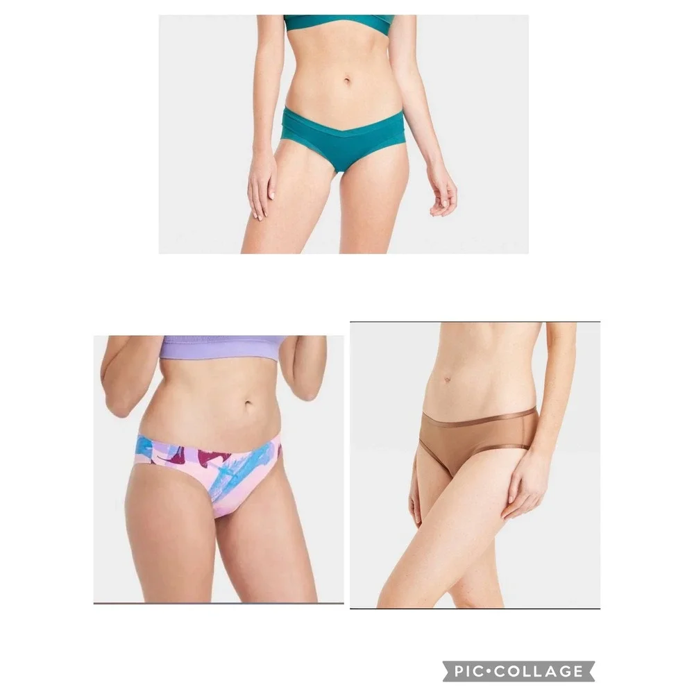 Auden Cheeky Coverage Underwear Bundle, Medium